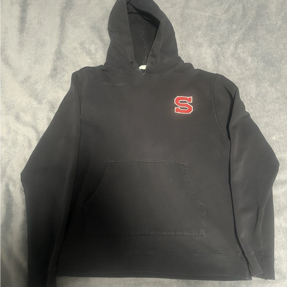 Sandro Paris Hoddie Size L Dark Navy Blue Worn Couple of Times In Good Condition